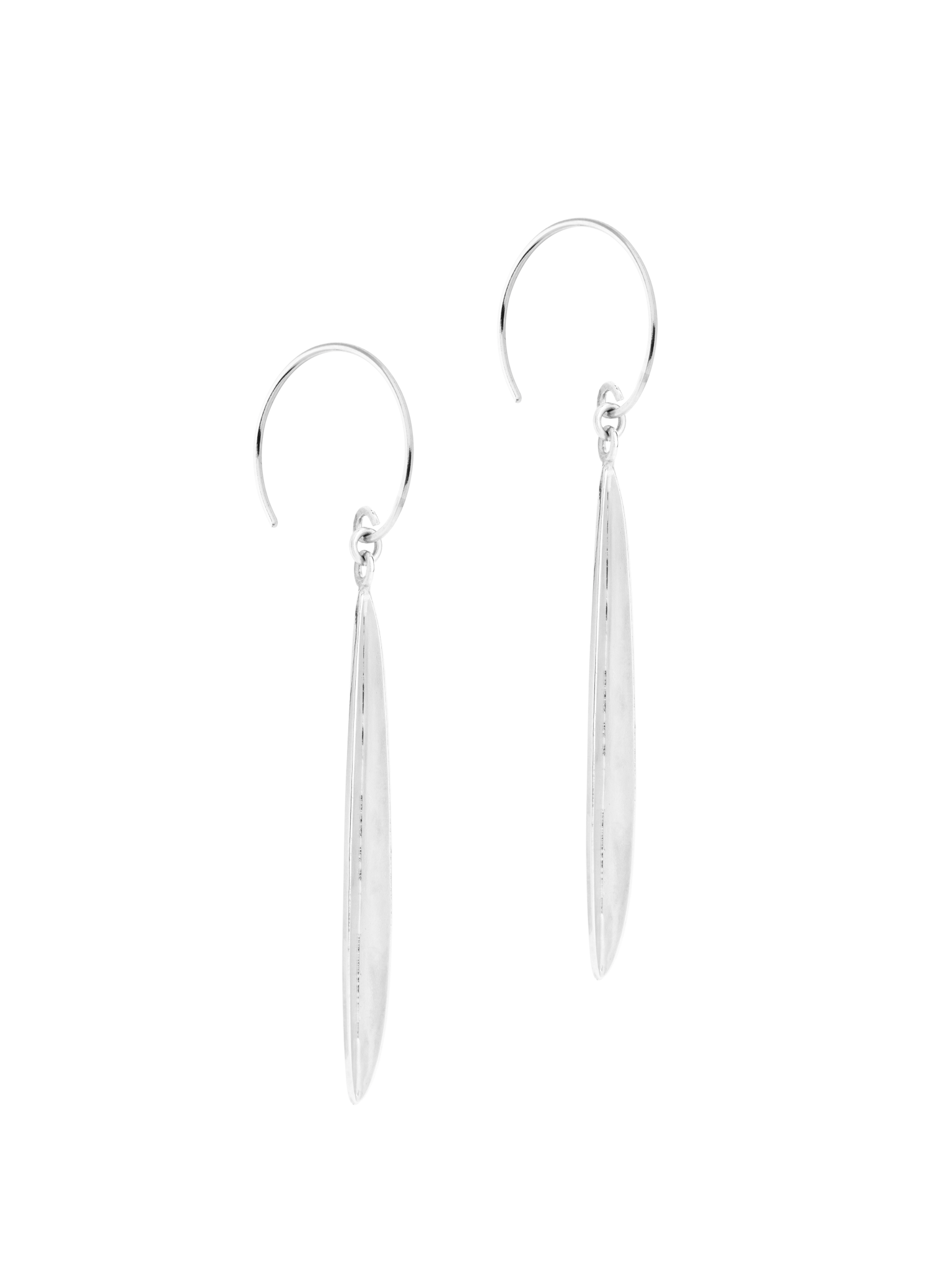 Blade of grass earrings